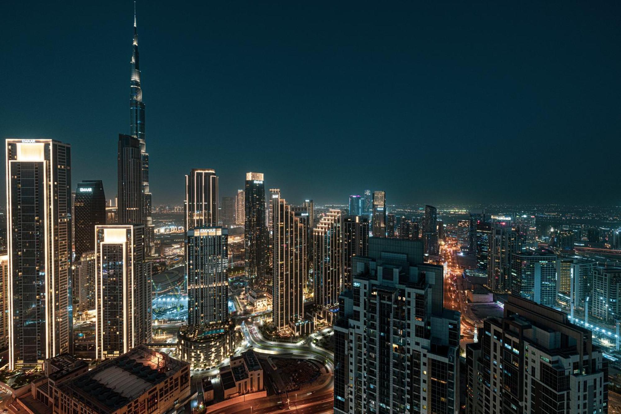 Paramount Midtown, Infinity Pool, Burj Skyline Views Apartment Dubai Exterior photo