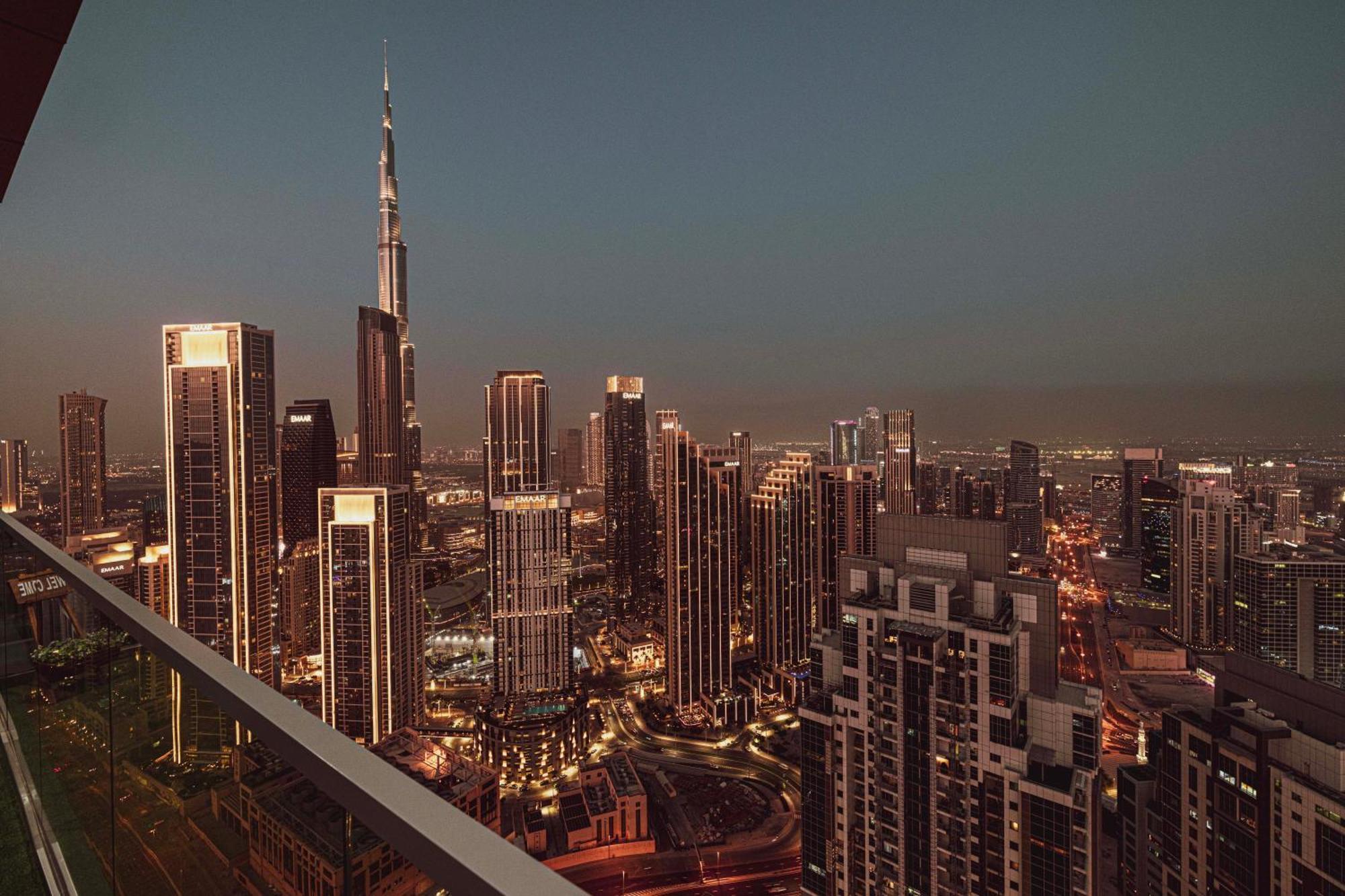 Paramount Midtown, Infinity Pool, Burj Skyline Views Apartment Dubai Exterior photo