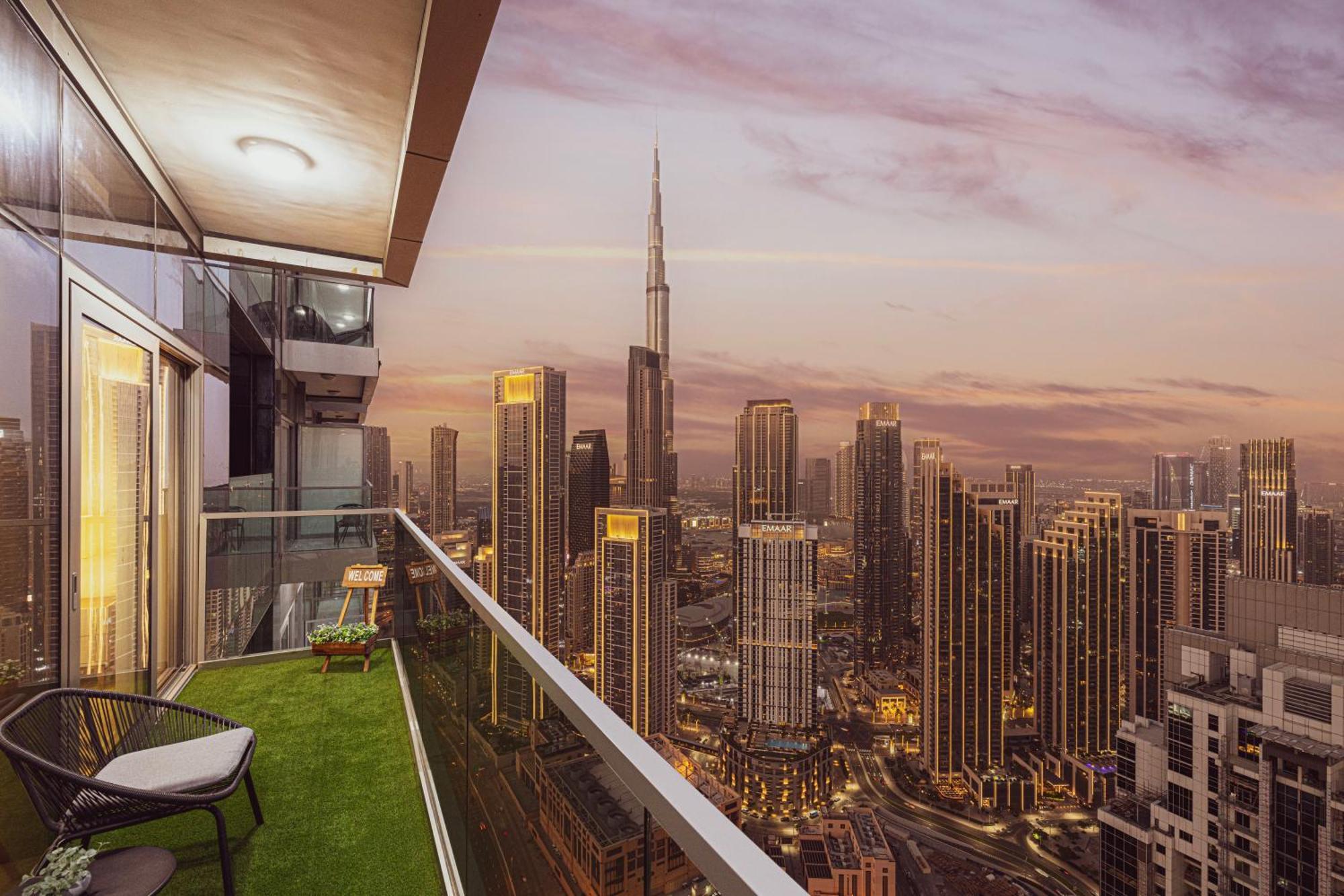 Paramount Midtown, Infinity Pool, Burj Skyline Views Apartment Dubai Exterior photo