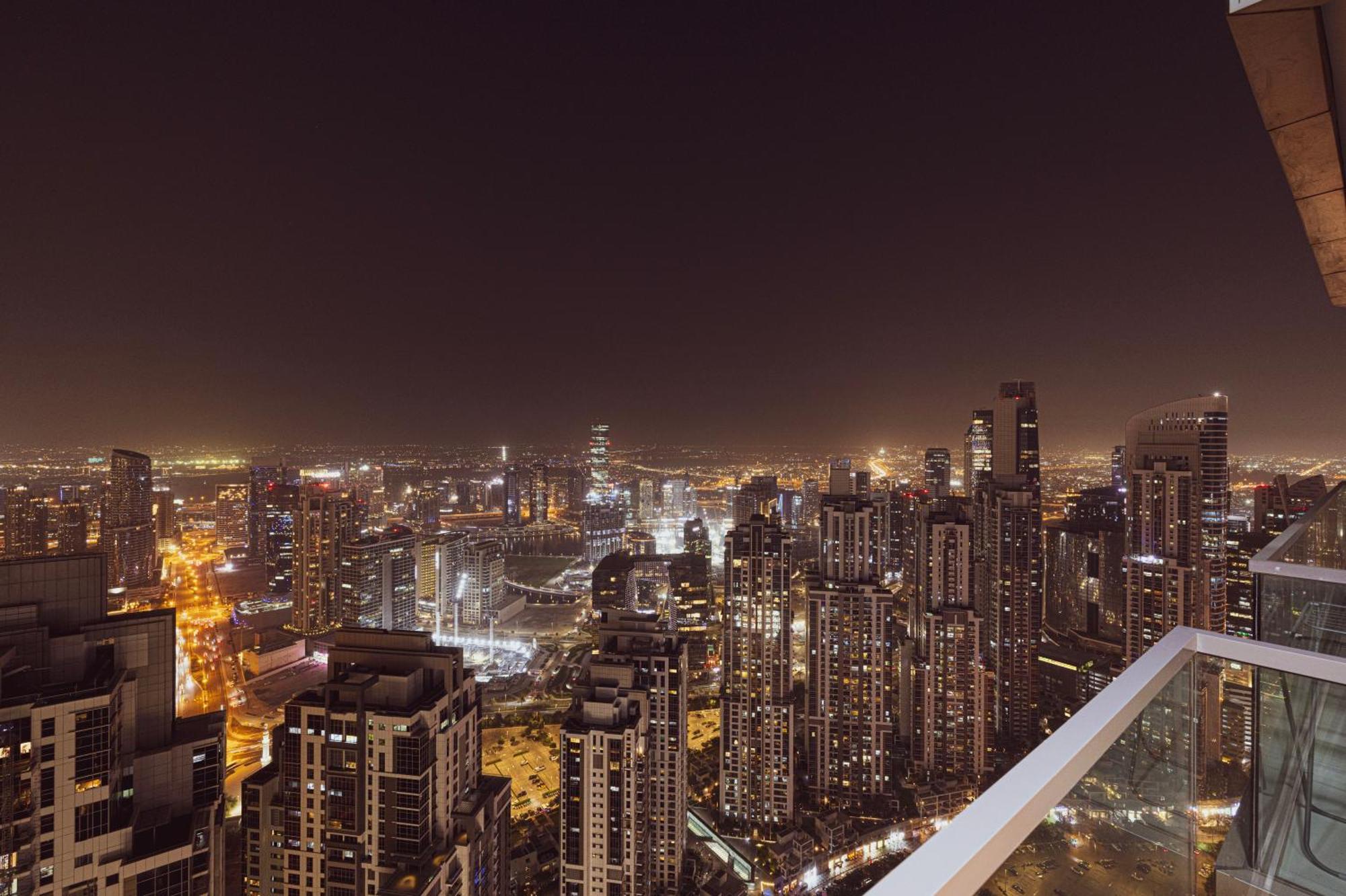 Paramount Midtown, Infinity Pool, Burj Skyline Views Apartment Dubai Exterior photo